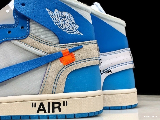 Blue Off-White UNC 1 Air AQ0818-148 Jordan Powder 0816